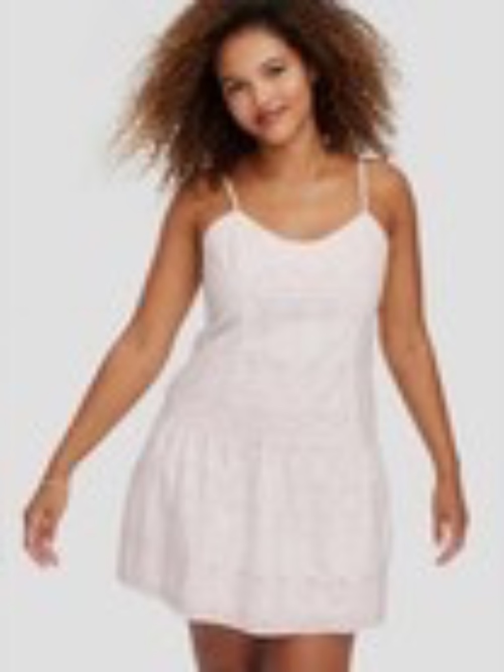 Women's Drop Waist Eyelet Mini Dress White/Lavender - Roller Rabbit - Picture 1 of 3